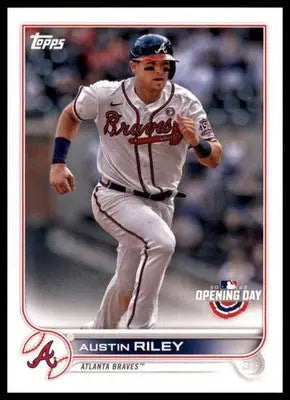 Austin Riley 2022 Topps Opening Day #146 Atlanta Braves - Baseball Card Single