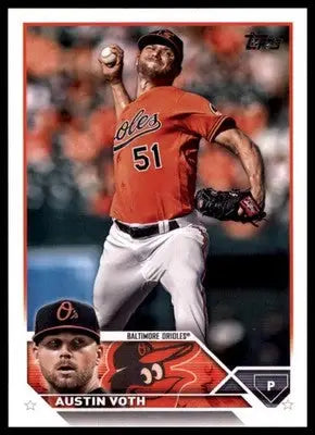 Austin Voth 2023 Topps #647 Baltimore Orioles - Baseball Card Single