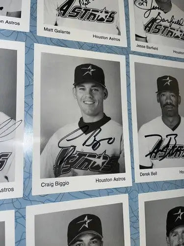 AUTO 1995 Houston Astros Team Issue 3x5 Signed JSA Bagwell Biggio 31 Card Set - Sports Memorabilia