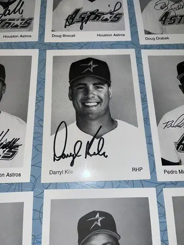AUTO 1995 Houston Astros Team Issue 3x5 Signed JSA Bagwell Biggio 31 Card Set - Sports Memorabilia