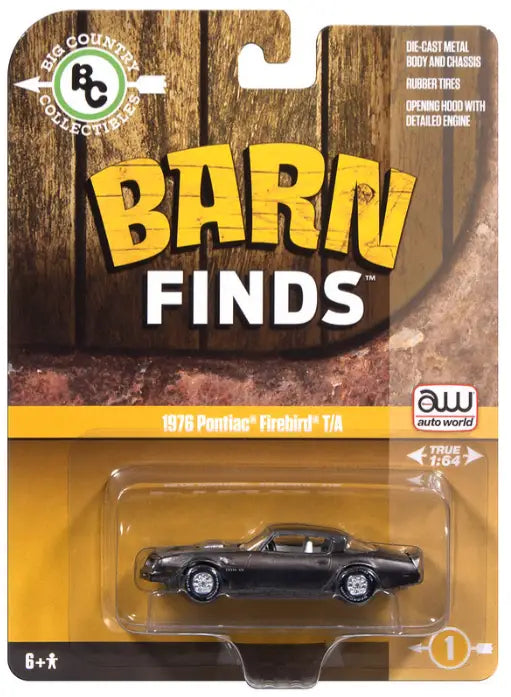 Auto World BC003 1:64 Big Country 1976 Pontiac Firebird T/A Barn Finds - Other