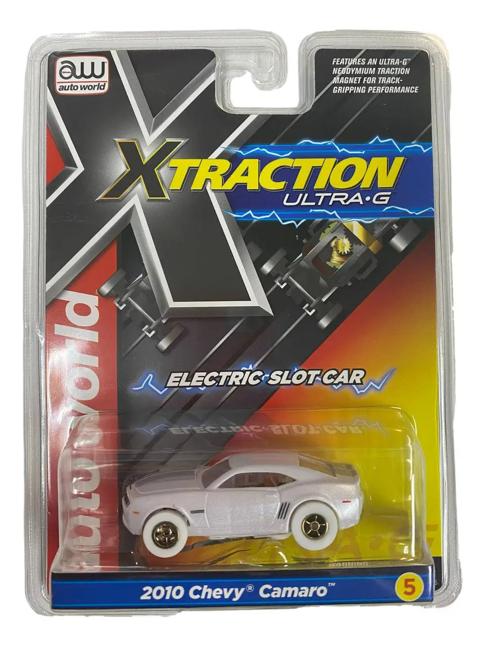 Packaged X-Traction Ultra-G 2010 Chevy Camaro from Auto World SC373 R35 series