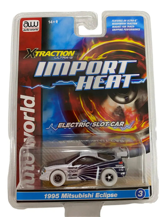 Packaged Auto World SC378 R2 Xtraction model of a 1995 Mitsubishi Eclipse SRB CHASE