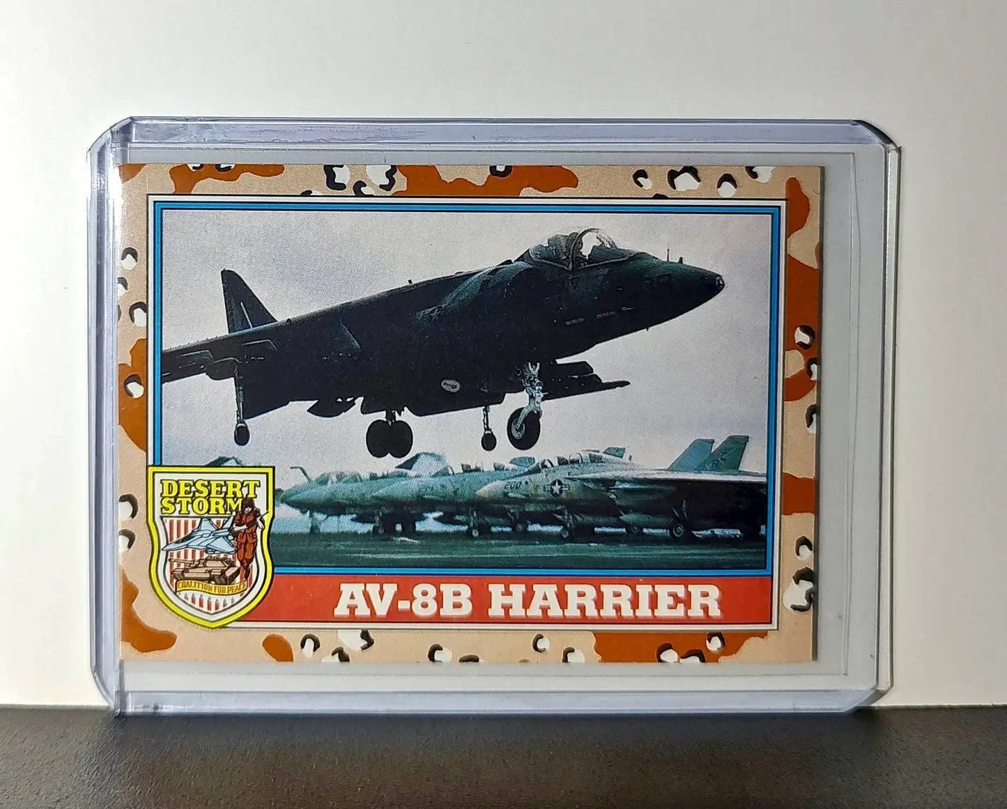 AV-8B Harrier 1991 Topps Desert Storm #136 Card
