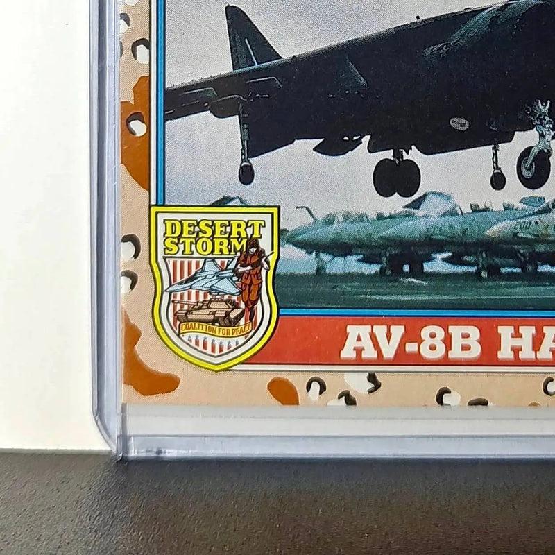 AV-8B Harrier 1991 Topps Desert Storm #136 Card