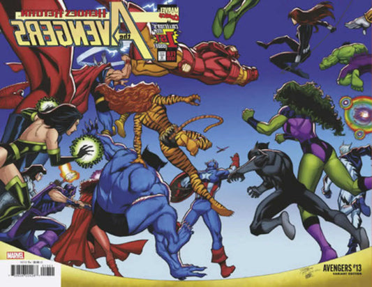 Avengers #13 Ron Lim Wrap Around Variant - Comic Book