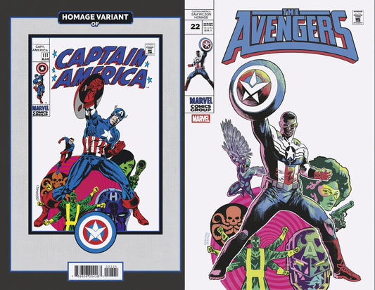Avengers #22 Mike Walsh Captain America Sam Wilson Homage Variant - Comic Book