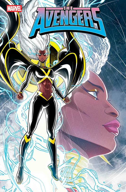 Avengers comic book cover featuring Luciano Vecchio Storm Variant with Storm Variant Doom