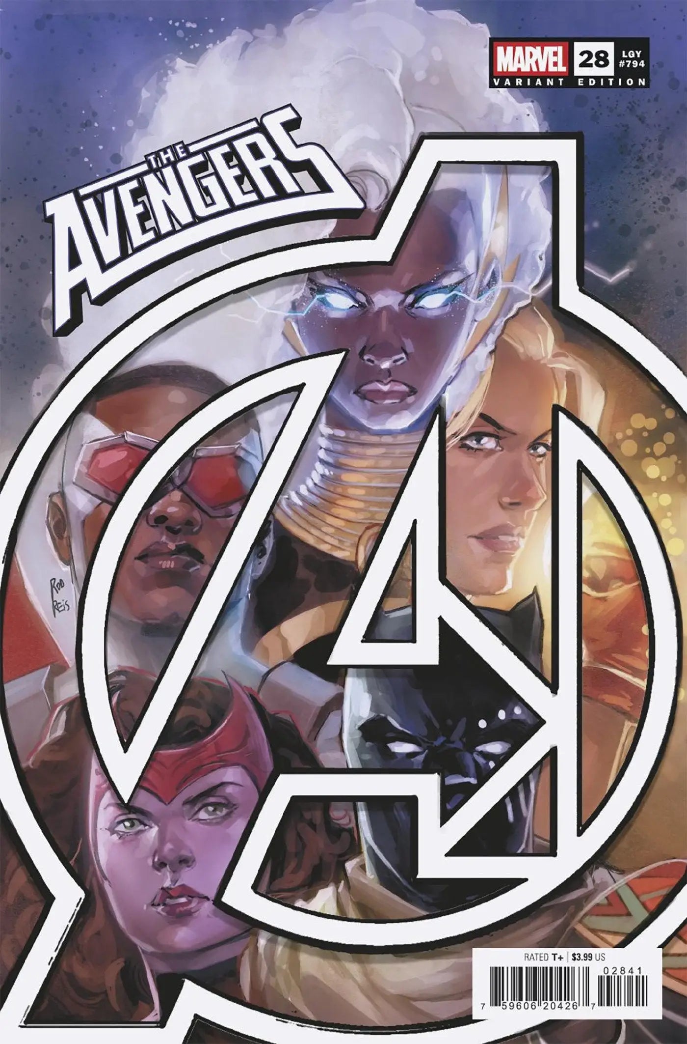 Avengers comic book cover featuring Rod Reis Variant titled Doom illustrated by Reis Variant