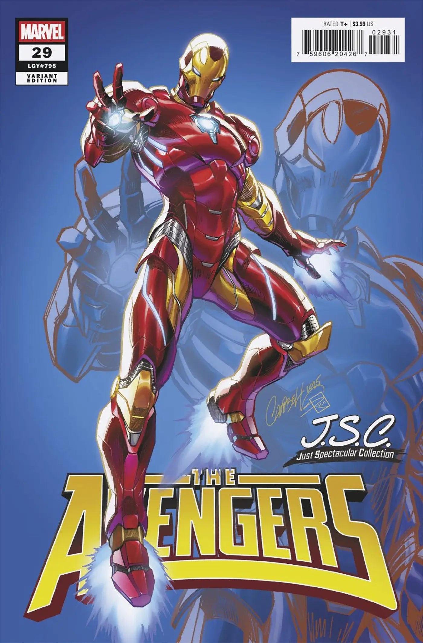 Avengers #29 J. Scott Campbell Just Spectacular Collection Variant - Comic Book