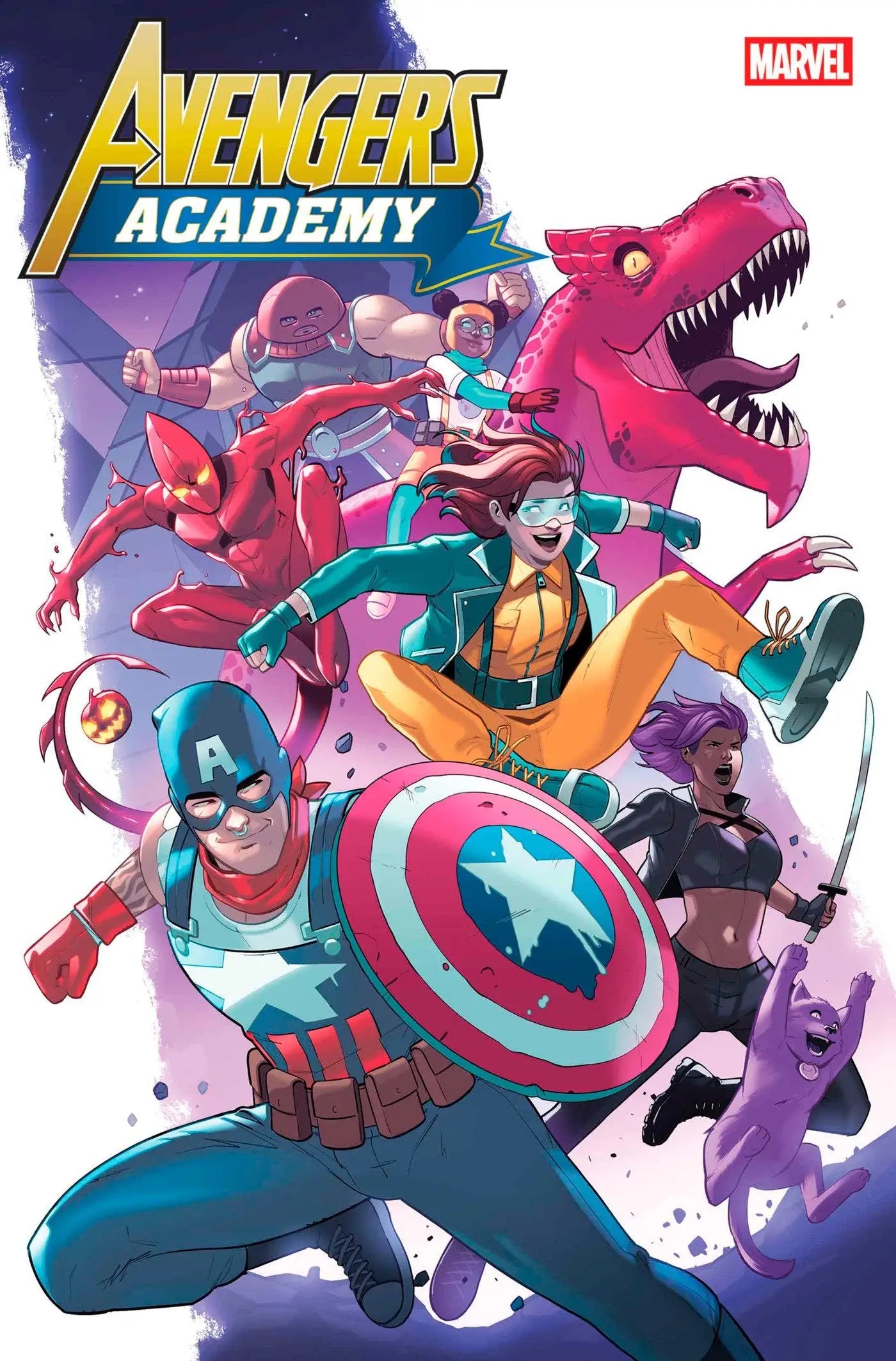 Avengers Academy comic book cover featuring Avengers Academy Assemble artwork