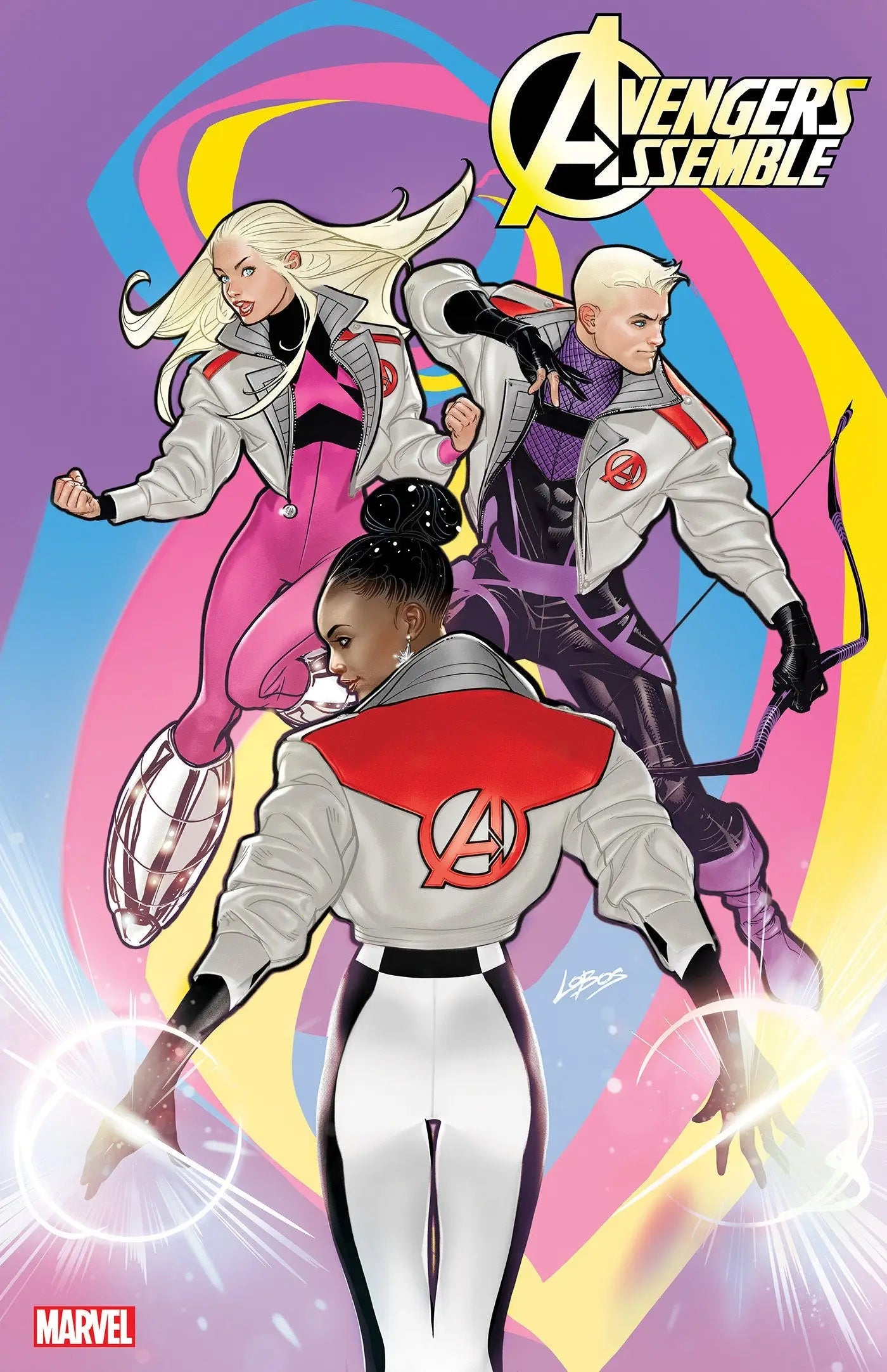 Avengers Assemble comic book cover featuring Pablo Villalobos Jacket Variant