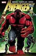 Muscular red humanoid with an angry expression from Brian Michael Bendis’ Avengers
