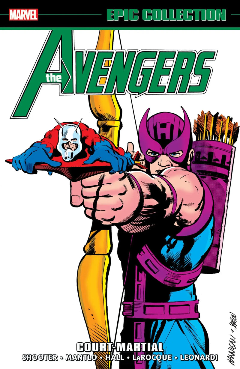 Avengers comic book from Earth’s Mightiest Heroes series featuring Scarlet Witch in Avengers Epic Collection Court-Martial