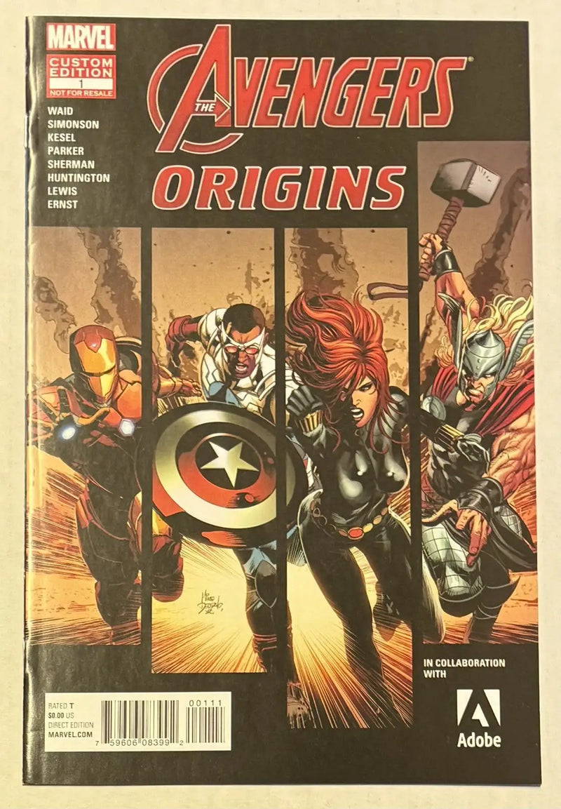 AVENGERS ORIGINS #1 - CUSTOM EDITION - 2015 SAN DIEGO COMIC CON GIVEAWAY - Comic Book