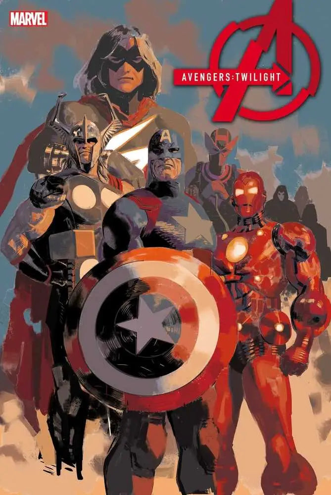 Comic book cover art of Marvel’s Avengers in Avengers Twilight #6 Daniel Acuna Cover