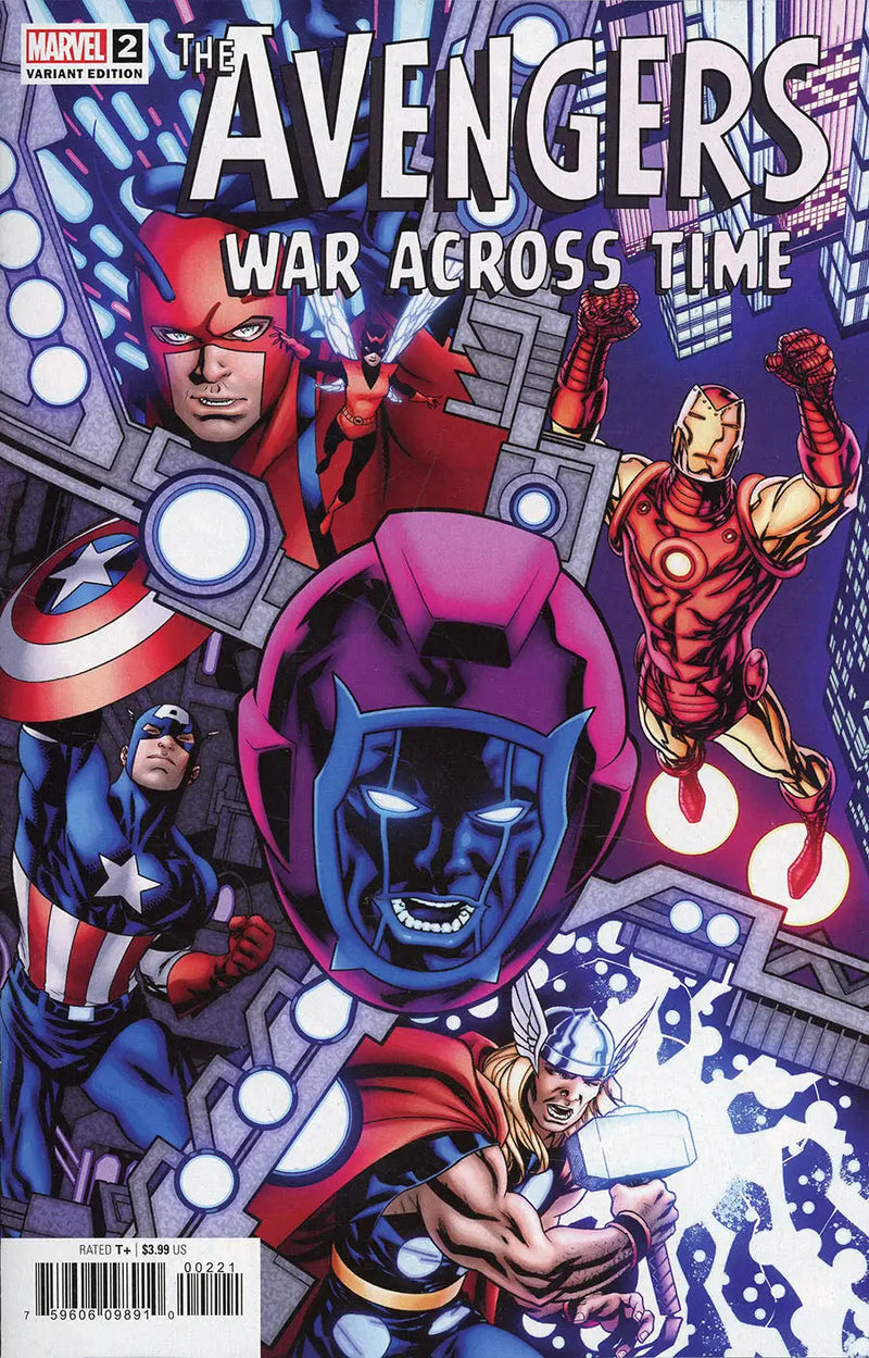 Marvel superheroes on Avengers War Across Time #2 McKone Variant comic book cover