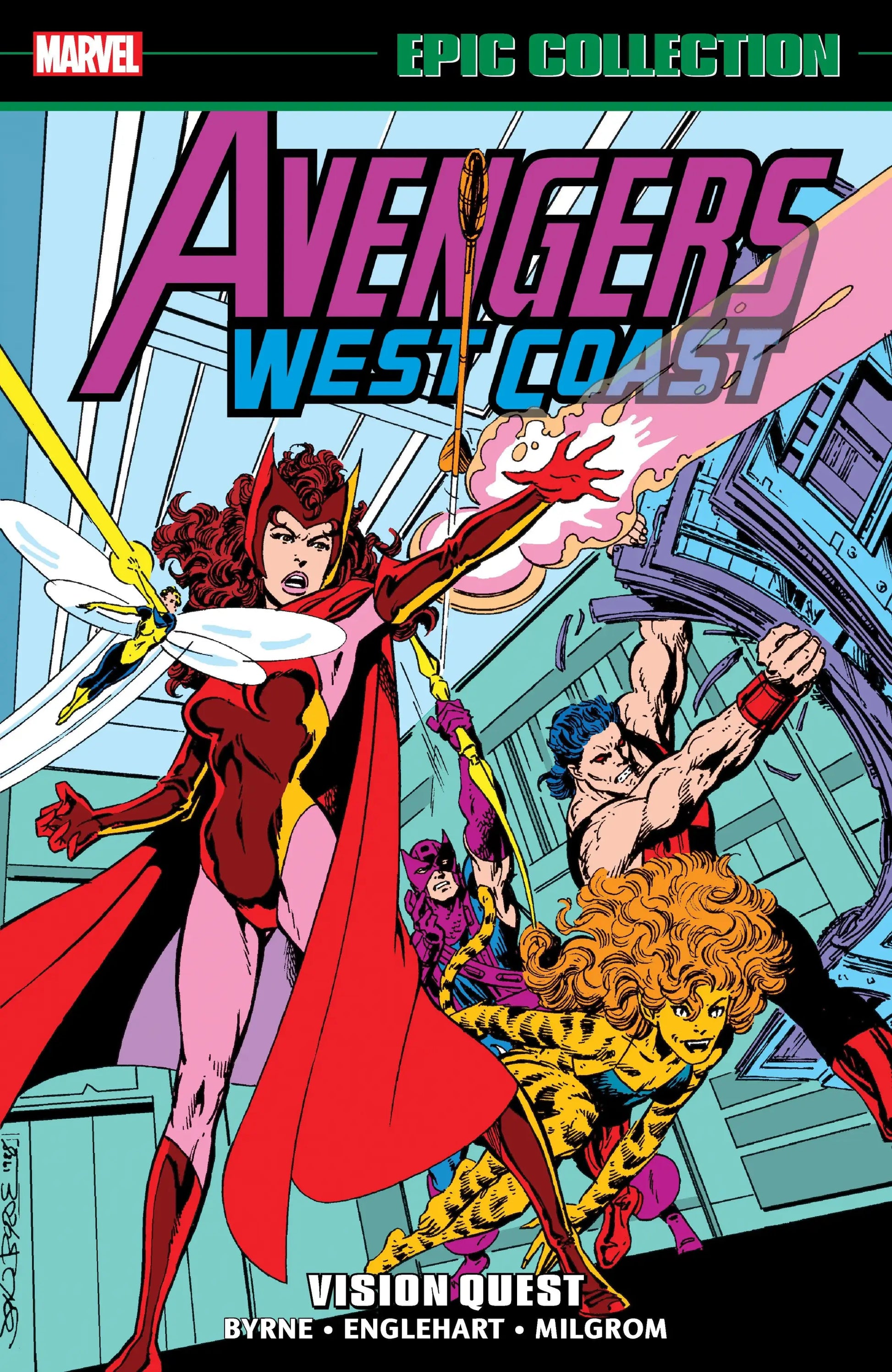 Avengers West Coast comic book from the West Coast Avengers Epic Collection Vision Quest