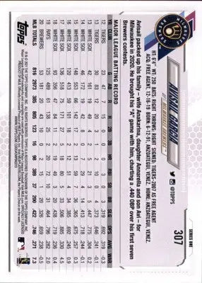 Avisail Garcia 2021 Topps #307 Milwaukee Brewers - Baseball Card Single