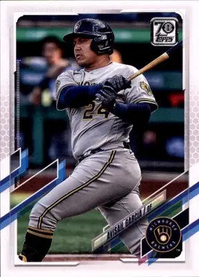 Avisail Garcia 2021 Topps #307 Milwaukee Brewers - Baseball Card Single