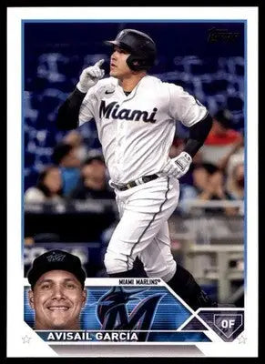 Avisaíl García 2023 Topps #606 Miami Marlins - Baseball Card Single