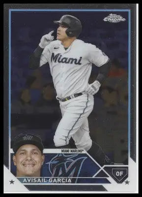 Avisail García 2023 Topps Chrome #35 Miami Marlins - Baseball Card Single