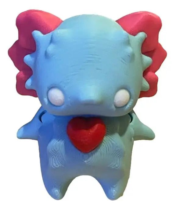 Axolotl Pixie Figurine – Cute Fantasy Creature – Pocket Guardian - Collectibles