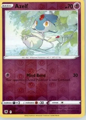 Azelf - SWSH10: Astral Radiance - Reverse Holo LP - #067/189 - Pokémon Card Single