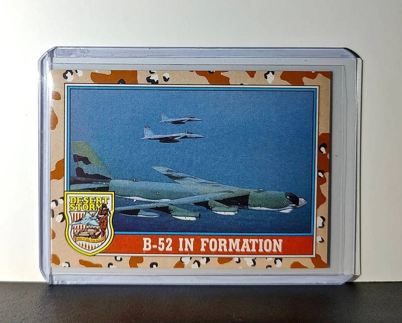 B-52 in Formation 1991 Topps Desert Storm #135 Card