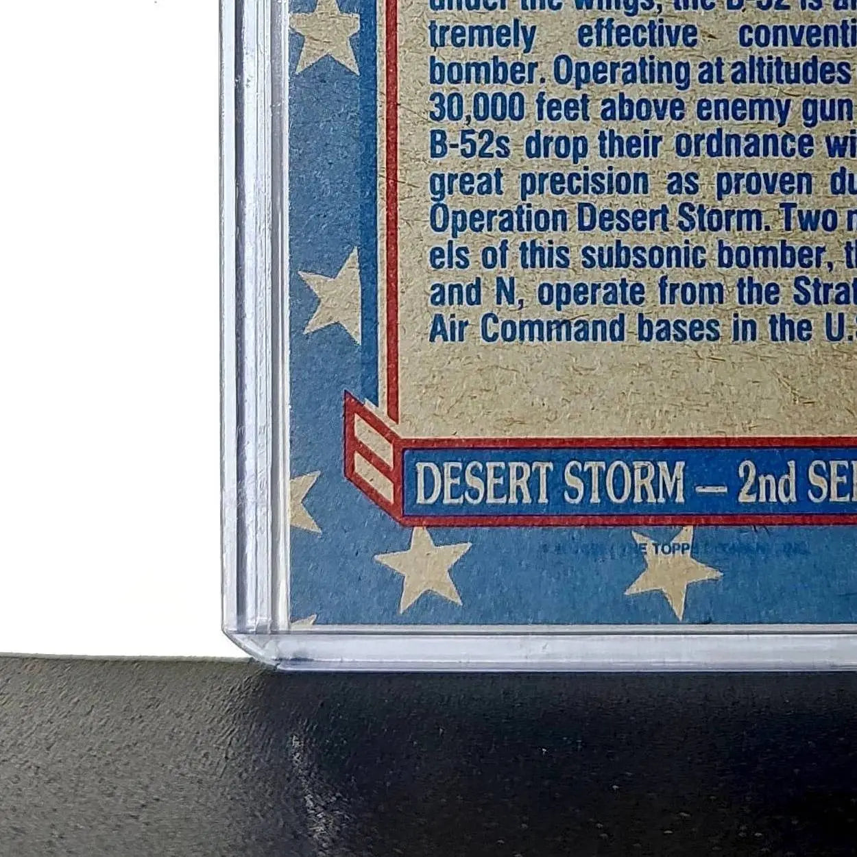 B-52 in Formation 1991 Topps Desert Storm #135 Card