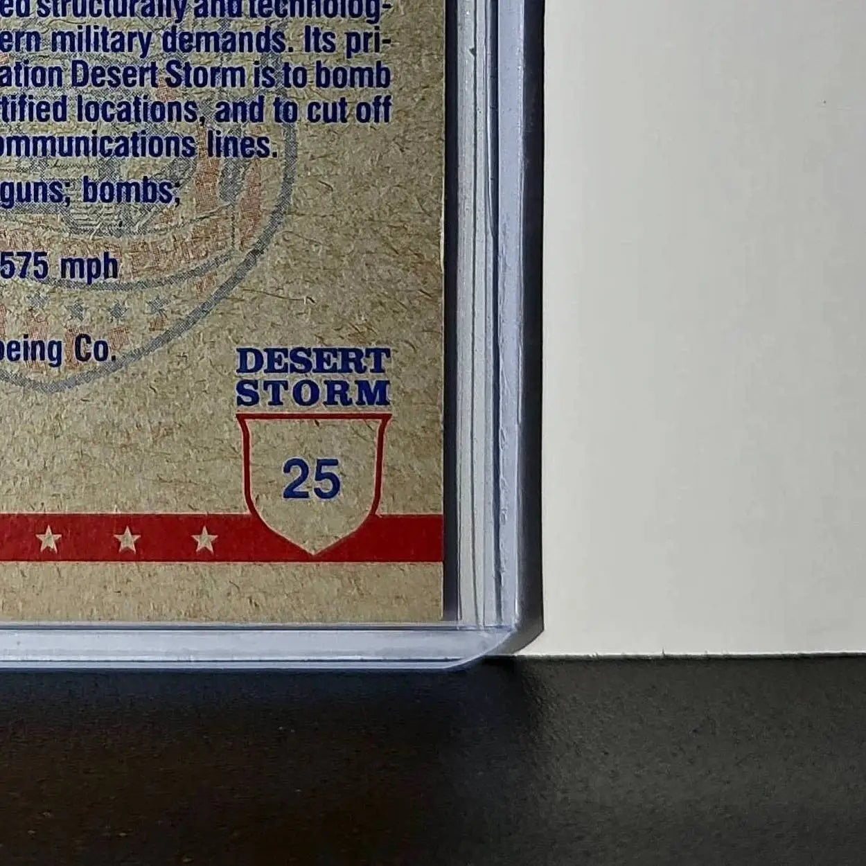 B-52 Stratofortress 1991 Topps Desert Storm #25 Card