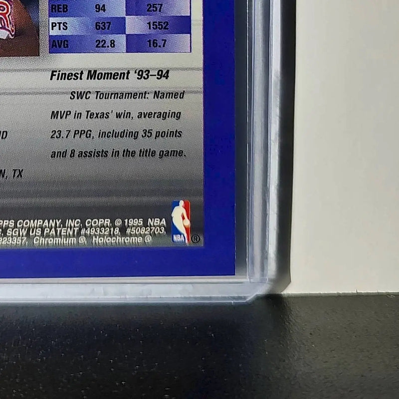 B.J. Tyler Rookie 1994-95 Topps Finest #316 Basketball Card