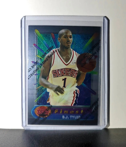 B.J. Tyler Rookie 1994-95 Topps Finest #316 Basketball Card - Basketball Card Single
