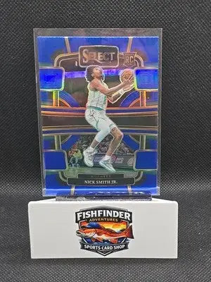 2023-24 Panini Select - Concourse Nick Smith Jr. #89 Blue Prizm (RC) - Basketball Card Single