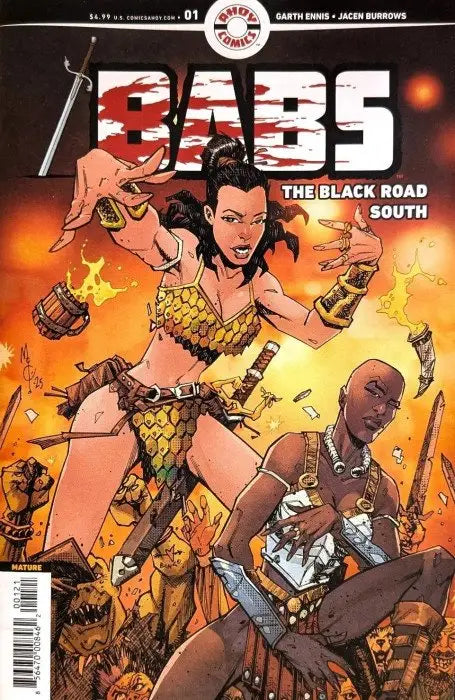 Babs The Black Road South #1 (Of 6) Cover B 3 Copy John Mccrea Unlock Variant (Mature) - Comic Book