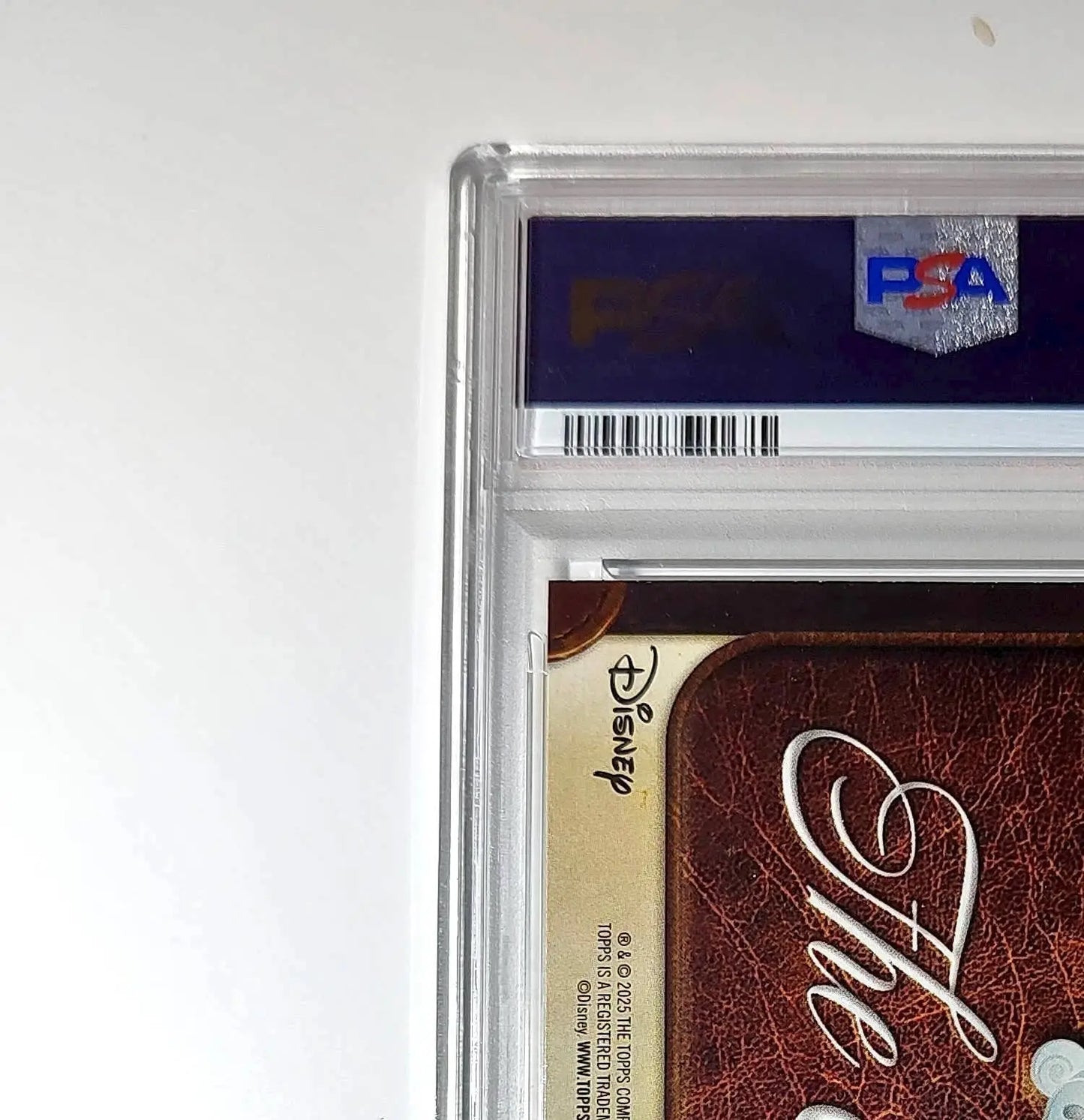Back Cover 2025 Topps Disney Wonder #C75-25 Card Cinderella 75th Story PSA 9 - Non-Sports Card Single
