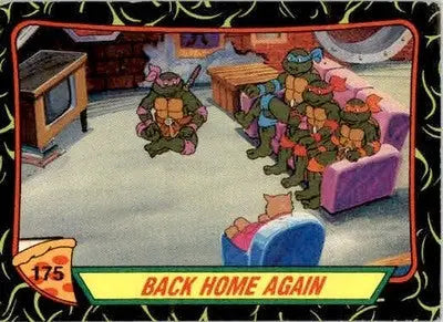 Back Home Again - 1989 Topps Teenage Mutant Ninja Turtles - #175 - Non_sport - Non-Sports Card Single