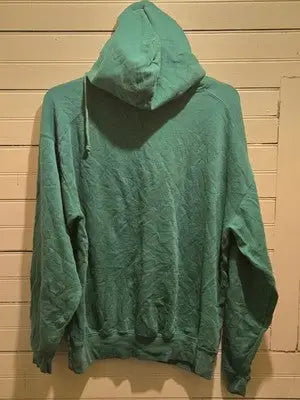Badger Sport Hoodie Mens XL Boothbay Harbor Maine Green Pullover Sweatshirt