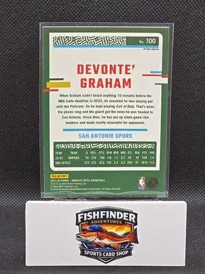 2023-24 Panini Donruss Optic - Devonte’ Graham #100 Pink Hyper Prizm - Basketball Card Single
