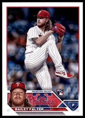Bailey Falter Rookie 2023 Topps #643 Philadelphia Phillies - Baseball Card Single