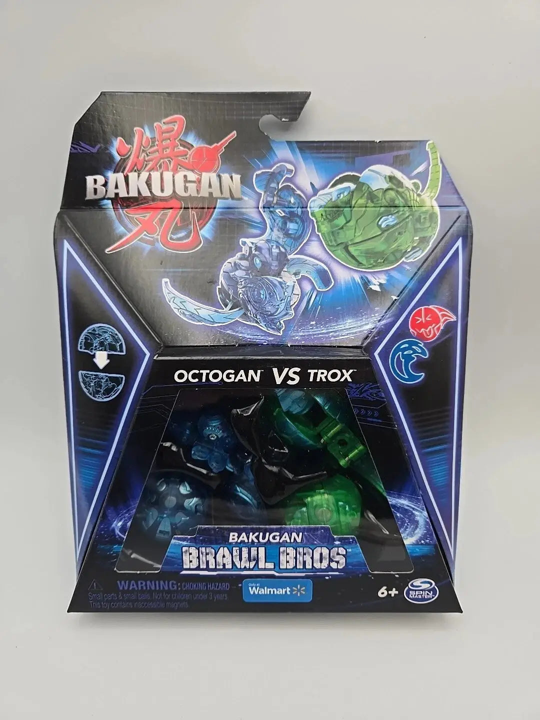BAKUGAN BRAWL BROS OCTOGAN VS TROX FREE SHIPPING - Action Figure & Toy