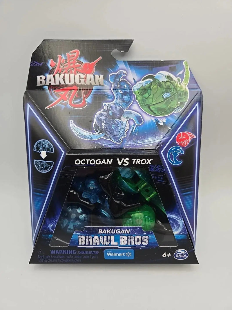 BAKUGAN BRAWL BROS OCTOGAN VS TROX FREE SHIPPING - Action Figure & Toy