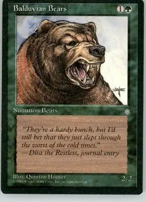 Balduvian Bears - Ice Age - LP Magic: The Gathering - Magic Card Single