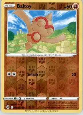 Baltoy - SWSH08: Fusion Strike - 144/264 - Reverse Holo LP - Pokémon Card Single