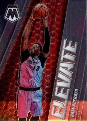 Bam Adebayo - 2020-21 Panini Mosaic - #17 - Elevate Basketball - Basketball Card Single