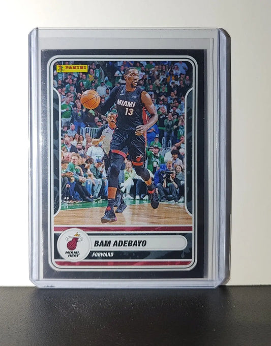 Bam Adebayo 2023-24 Panini NBA Sticker Foil Card #56 Miami Heat - Basketball Card Single