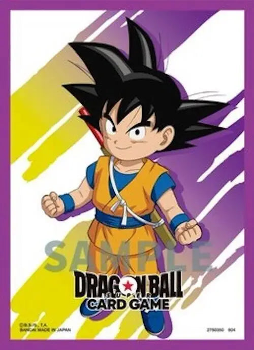 Bandai Dragon Ball Super Card Game: Fusion World 64ct Card Sleeves - Son Goku - Card Supplies