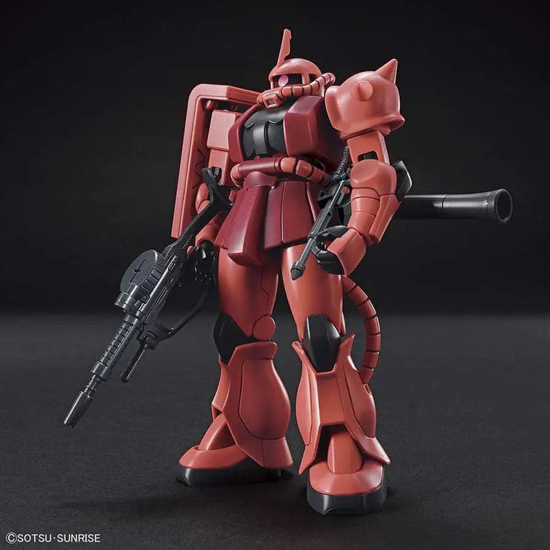 Bandai Mobile Suit Gundam MS-06S Char’s Zaku II High Grade 1:144 Scale Model Kit - Action Figure & Toy