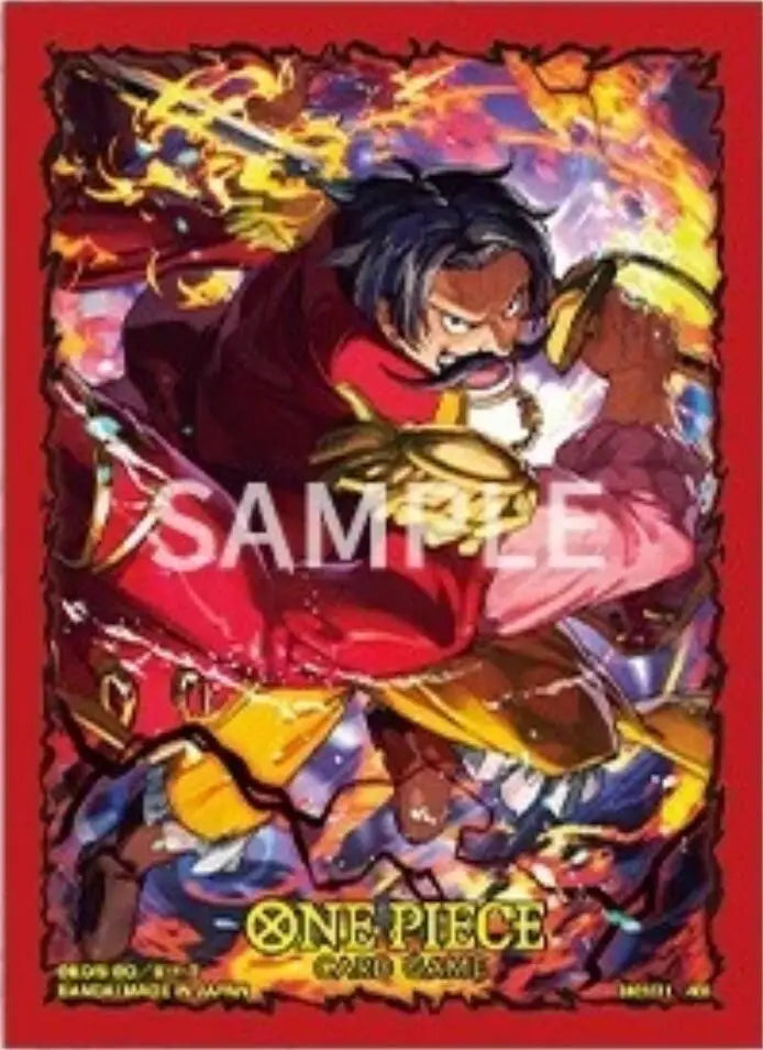 Bandai One Piece Card Game: 70ct Card Sleeves - Gol.D.Roger - Gaming Supplies - Card Sleeves