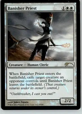 Banisher Priest - FNM Promos - 3 - Foil MP Magic: The Gathering - Magic Card Single